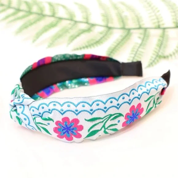 NWT Floral Headband - Picture 3 of 3